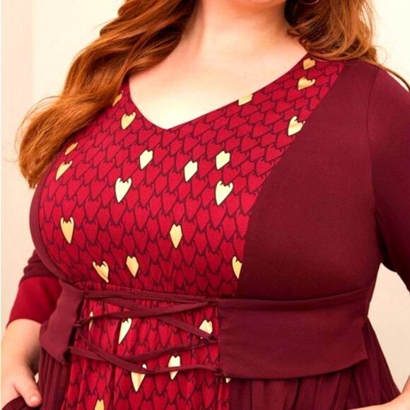 Torrid Game of Thrones House of Dragons Midi Dress Plus Size 2X - Picture 3 of 6